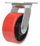 Vestil Polyurethane Swivel Caster - 5 In. Diameter x 2 In. Width 990 lb - Red/Black