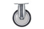 Vestil Polyurethane Rigid Caster - 5 In. Diameter x 1 In. Width 330 lb Dark Gray/Light - Gray