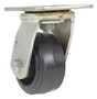 Vestil Rubber Swivel Caster - 4 In. Diameter x 2 In. Width 440 lb - Black