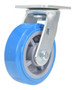 Vestil Polyurethane Swivel Caster - 6 In. Diameter x 2 In. Width 903 lb Light - Blue/Gray