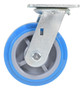 Vestil Polyurethane Swivel Caster - 6 In. Diameter x 2 In. Width 903 lb Light - Blue/Gray