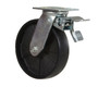 Vestil Glass Filled Nylon Swivel Caster With Total Lock - 8 In. x 2 In. 1000 lb - Black