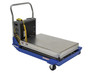 Vestil Partially Stainless Steel DC Powered Scissor Cart - 48 In. x 40 In. 1000 lb Blue / - Yellow