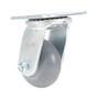 Vestil Thermoplastic Swivel Rigid Caster - 4 In. Diameter x 2 In. Width 485 lb Light - Gray