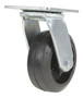 Vestil Rubber Swivel Caster - 5 In. Diameter x 2 In. Width 495 lb Dark - Black