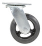 Vestil Rubber Swivel Caster - 5 In. Diameter x 2 In. Width 495 lb Dark - Black