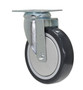Vestil Polyurethane Swivel Caster - 5 In. Diameter x 1 In. Width 330 lb Dark Gray/Light - Gray