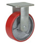 Vestil Polyurethane Rigid Caster - 6 In. Diameter x 2 In. Width 661 lb - Red