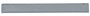 Vestil Recycled Plastic Car Stop - 48 In. x 6 In. x 4 In. - Gray