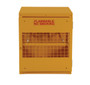 Vestil Steel Horizontal Cylinder Cabinet - 32 In. x 30 In. x 35-1/4 In. 4 Cylinder - Yellow