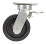 Vestil Phenolic Swivel With Total Lock Caster - 8 In. Diameter x 3 In. Width 2500 lb - Black/Silver