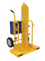 Vestil Steel Welding Cylinder Torch Cart - 34-9/16 In. x 40-1/4 In. x 66-3/8 In. 500 lb - Yellow