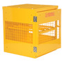 Vestil Steel Knockdown Horizontal Cylinder Cabinet - 32 In. x 30 In. x 35-1/4 In. 4 Cylinder - Yellow