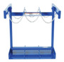Vestil Steel Cylinder Caddy - 6 Maximum Cylinders 800 lb - Blue