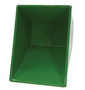 Vestil Steel Heavy Duty Self Dumping Hopper - 1 Cubic Yard 6000 lb - Green