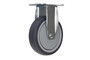 Vestil Thermoplastic Rubber Rigid Caster - 5 In. Diameter x 1 In. Width 308 lb Dark Gray/Light - Gray