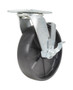 Vestil Glass Filled Nylon Swivel With Brake Caster - 8 In. Diameter x 2 In. Width 1250 lb - Black