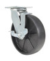 Vestil Glass Filled Nylon Swivel With Brake Caster - 8 In. Diameter x 2 In. Width 1250 lb - Black