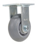 Vestil Thermoplastic Rubber Rigid Caster - 5 In. Diameter x 2 In. Width 551 lb Light - Gray