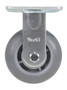 Vestil Thermoplastic Rubber Rigid Caster - 5 In. Diameter x 2 In. Width 551 lb Light - Gray