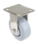 Vestil Thermoplastic Rubber Rigid Caster - 5 In. Diameter x 2 In. Width 500 lb - Gray
