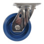 Vestil Solid Polyurethane Swivel Caster - 5 In. Diameter x 2 In. Width 1000 lb Dark - Blue