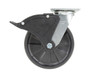 Vestil Glass Filled Nylon Swivel With Total Brake Caster - 8 In. Diameter x 2 In. Width 1250 lb - Black