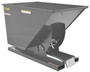 Vestil Steel Heavy Duty Self Dumping Hopper - 1 Cubic Yard 6000 lb - Battleship Gray