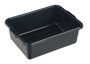 Vestil Polypropylene Commercial Cart Utility Box - 15-1/2 In. x 21-3/4 In. x 7 In. - Black