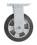 Vestil Rubber Rigid Caster - 6 In. Diameter x 2 In. Width 771 lb - Black/Gray