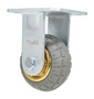 Vestil Flat-Free Rigid Caster - 4 In. Diameter x 2 In. Width 440 lb Dark - Gray