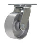 Vestil Cast Iron/Steel Swivel Caster - 5 In. Diameter x 2 In. Width 1322 lb - Silver