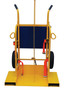 Vestil Steel Fire Proof Welding Torch Cart - 34-9/16 In. x 40-1/4 In. x 66-3/8 In. 500 lb - Yellow