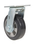 Vestil Rubber Swivel Caster - 6 In. Diameter x 2 In. Width 771 lb - Black/Gray