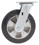 Vestil Rubber Swivel Caster - 8 In. Diameter x 2 In. Width 881 lb - Black/Gold