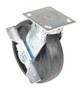 Vestil Heavy Duty Glass Filled Nylon Swivel With Brake Caster - 8 In. Diameter x 2 In. Width 2000 lb - Black