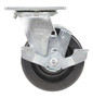 Vestil Phenolic Swivel With Brake Caster - 5 In. Diameter x 2 In. Width 1000 lb - Black