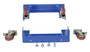 Vestil Polyurethane Caster Kit For Cylinder Caddy Models - Red/Blue