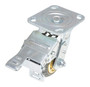 Vestil Flat-Free Swivel With Total Brake Caster - 4 In. Diameter x 2 In. Width 440 lb Dark - Gray