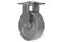 Vestil Cast Iron/Steel Rigid Caster - 6 In. Diameter x 2 In. Width 1543 lb - Silver