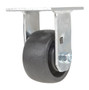Vestil RollX Glass Filled Nylon Rigid Caster - 4 In. Diameter x 2 In. Width 1250 lb - Black
