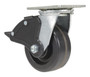 Vestil Phenolic Swivel With Total Brake Caster - 5 In. Diameter x 2 In. Width 1000 lb - Black