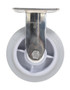 Vestil Thermoplastic Rubber Rigid Caster - 6 In. Diameter x 2 In. Width 600 lb - Gray