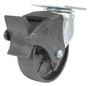 Vestil Light Duty Glass Filled Nylon Swivel With Total Brake Caster - 6 In. Diameter x 2 In. Width 1200 lb - Black