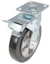 Vestil Rubber Swivel With Total Brake Caster - 8 In. Diameter x 2 In. Width 881 lb - Black/Gold