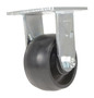 Vestil Glass Filled Nylon Rigid Caster - 4 In. Diameter x 2 In. Width 800 lb - Black