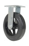 Vestil Rubber Rigid Caster - 8 In. Diameter x 2 In. Width 660 lb - Black
