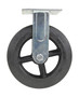 Vestil Rubber Rigid Caster - 8 In. Diameter x 2 In. Width 660 lb - Black