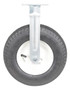 Vestil Pneumatic Rigid Caster - 12 In. Diameter x 3-1/2 In. Width 300 lb - Black/White
