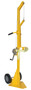 Vestil Steel Portable Cylinder Lifter with Hard Rubber Wheels - 300 lb - Yellow